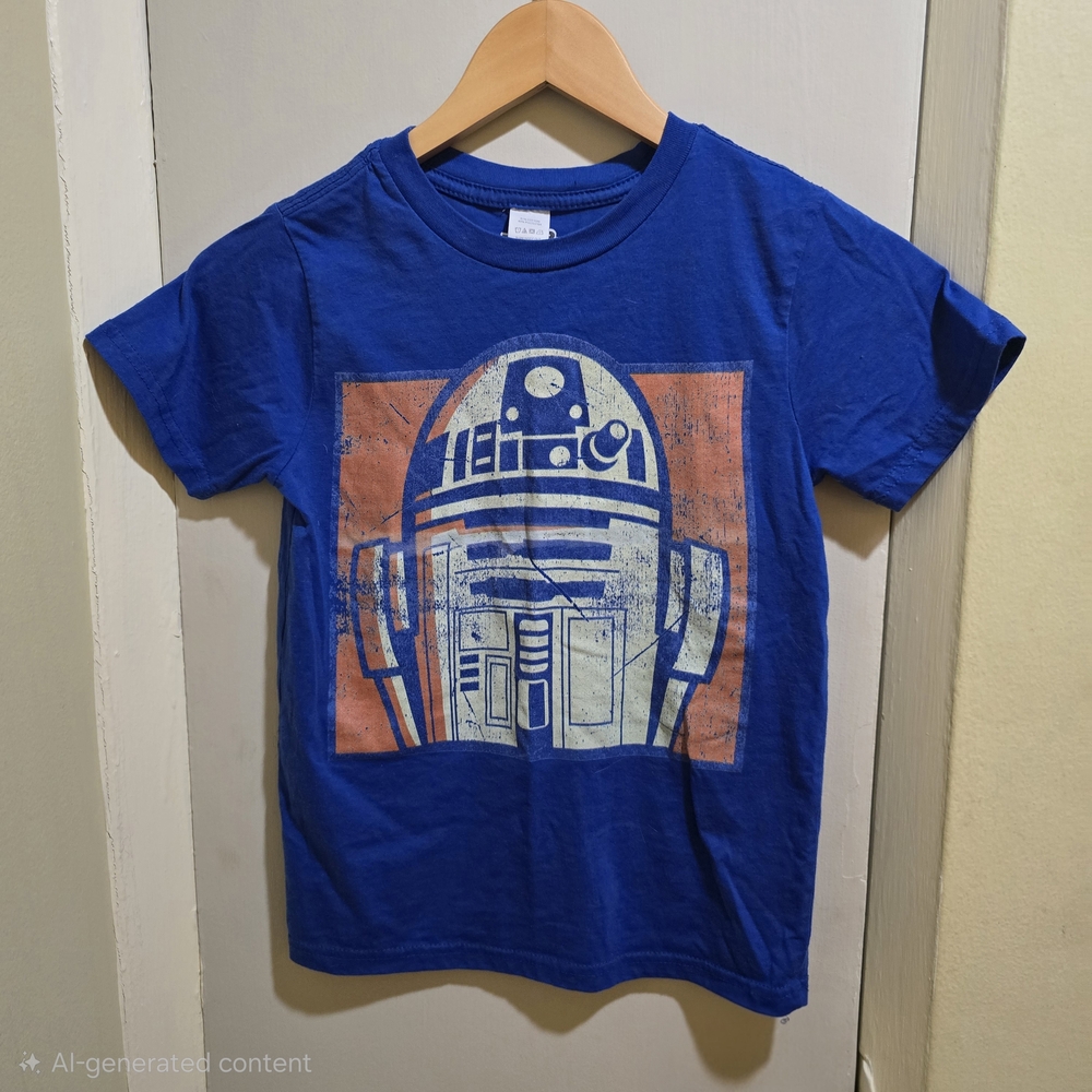Star Wars Blue R2-D2 Short Sleeve Tee